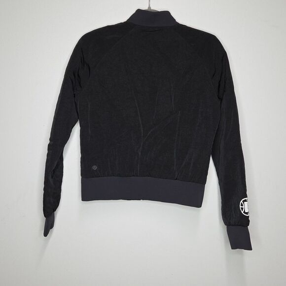 lululemon athletica Reversible Bomber Jacket Los Angeles Womens Size 4 Zip Up - Picture 2 of 11